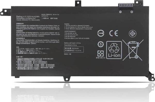 Asus X571LI-AL080 Batarya ile Uyumlu Pil - Image 1