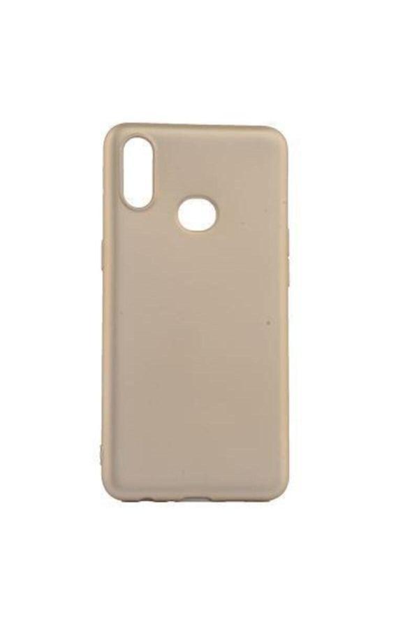 Buffay Samsung Galaxy A10S (A107F) Premium Silikon Kılıf Gold - Image 1