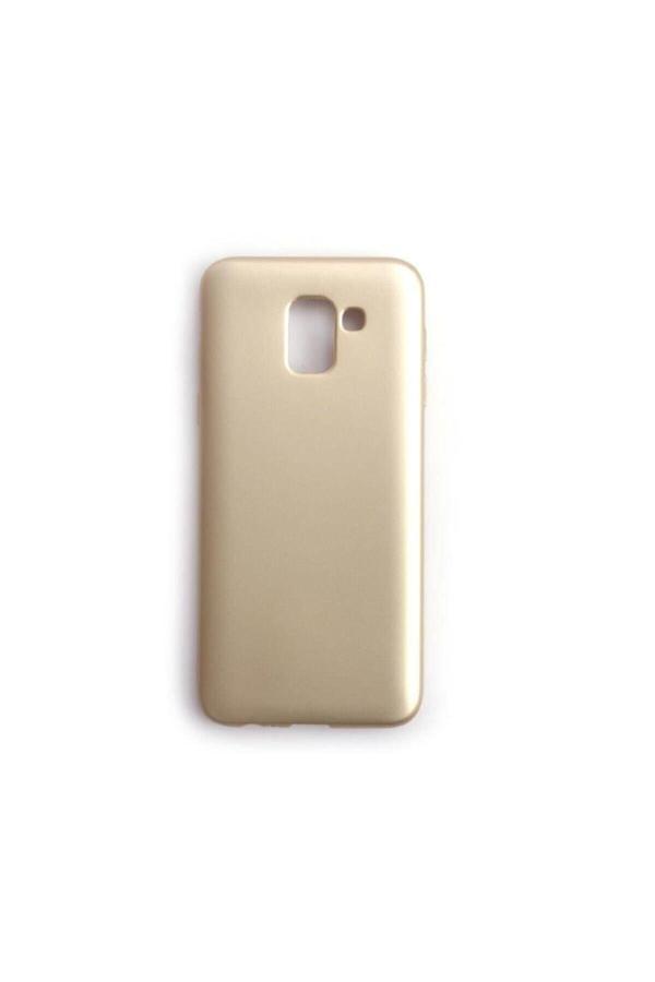 Buffay Samsung Galaxy J6 Premium Silikon Kılıf Gold - Image 1
