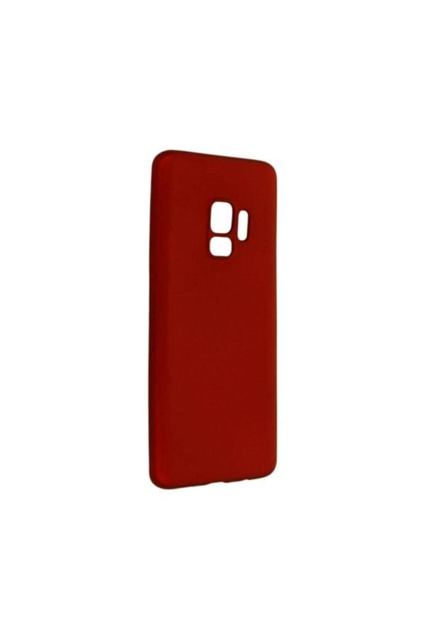 Buffay Samsung Galaxy S9 Premium Silikon Kılıf Bordo - Image 1