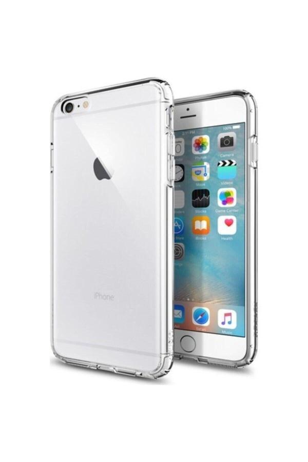 Buffay Iphone 6S Plus Premium Silikon Kılıf Şeffaf  Uyumlu - Image 1