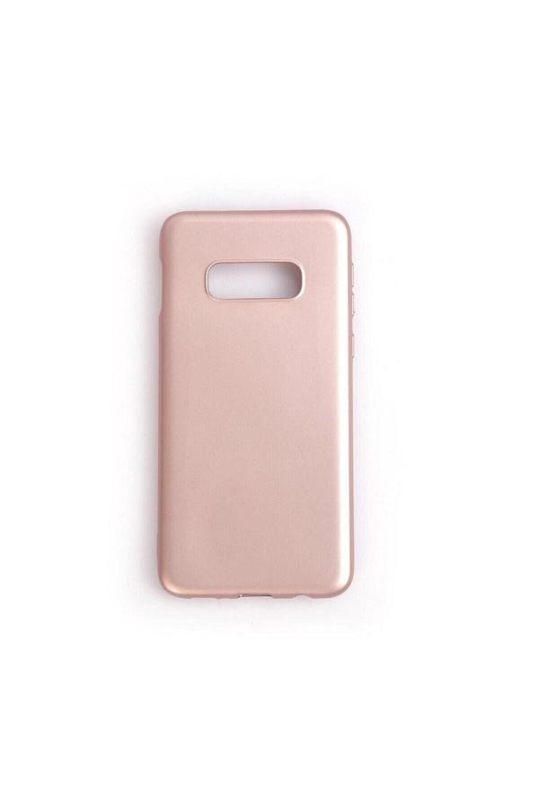 Buffay Samsung Galaxy S10 Plus Premium Silikon Kılıf Rose Gold - Image 1