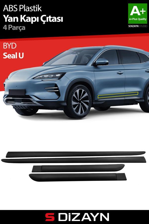 S-Dizayn BYD Seal U ABS Plastik Yan Kapı Koruma Çıtası 2022 Üzeri A+ Kalite - Image 1
