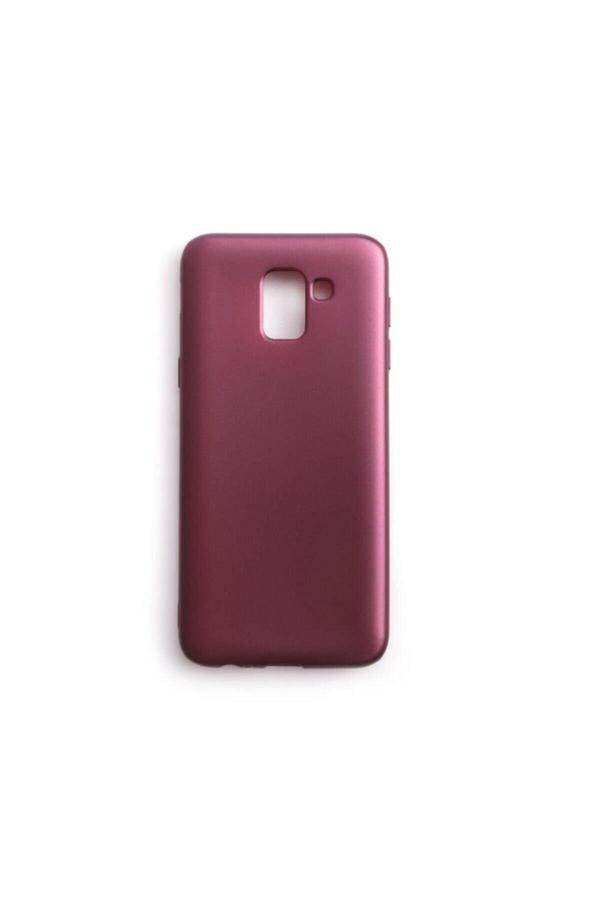 Buffay Samsung Galaxy J6 Plus Premium Silikon Kılıf Mor - Image 1