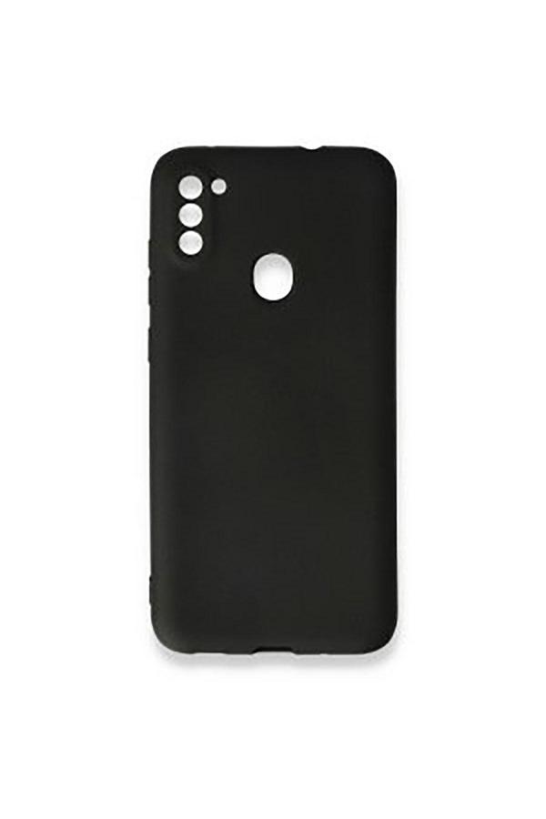 Buffay Samsung Galaxy M11 Premium Silikon Kılıf Siyah - Image 1