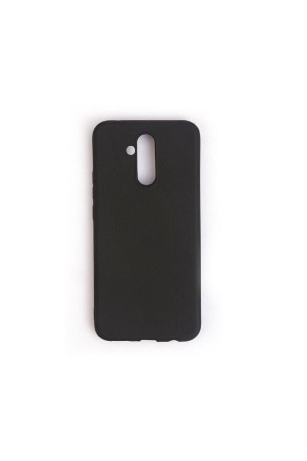Buffay Huawei Mate 20 Lite Premium Silikon Kılıf Siyah - Image 1