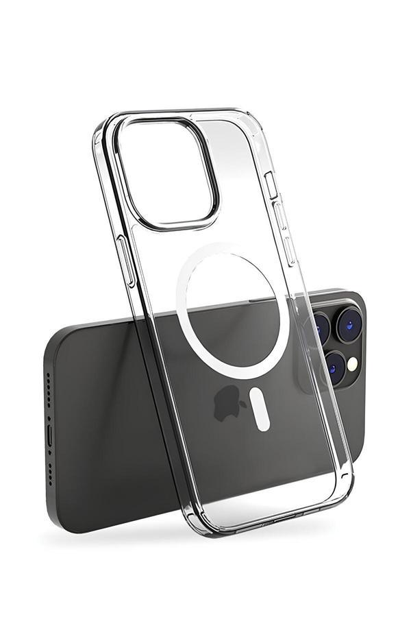 Buffay İphone 16 Pro Max Şeffaf Mika Sararmaz Magsafe Kılıf - Image 1