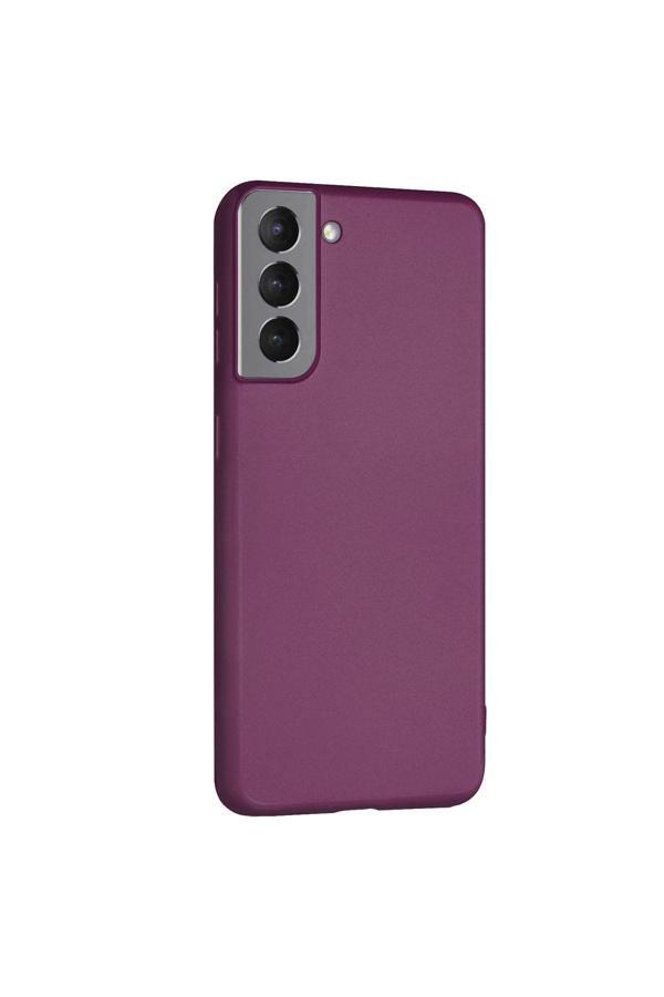 Buffay Samsung Galaxy S21 Plus Premium Silikon Kılıf Mor - Image 1