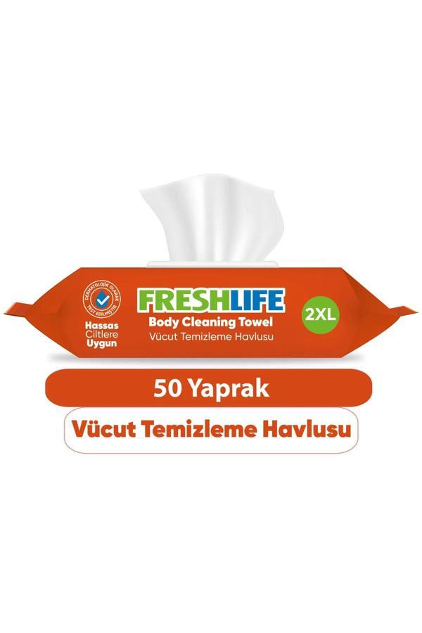 Freshlife Vücut Temizleme Havlusu 50 Yaprak - Image 1