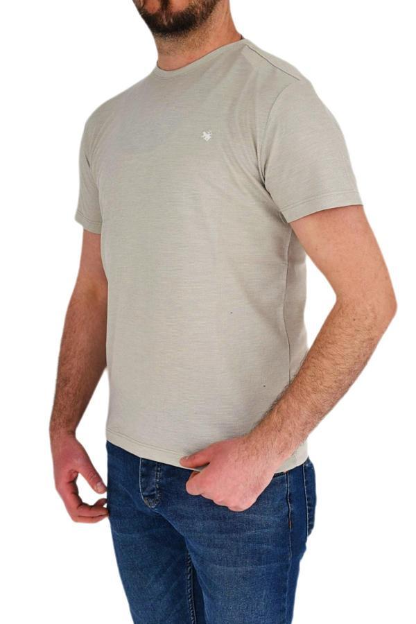 Erkek Büyük Beden Sıfır Yaka Tişört Ottoman BGL-ST01891 - Image 1