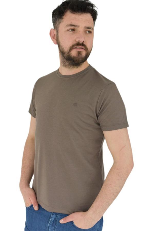 Erkek Büyük Beden Sıfır Yaka Tişört Ottoman BGL-ST01891 - Image 1