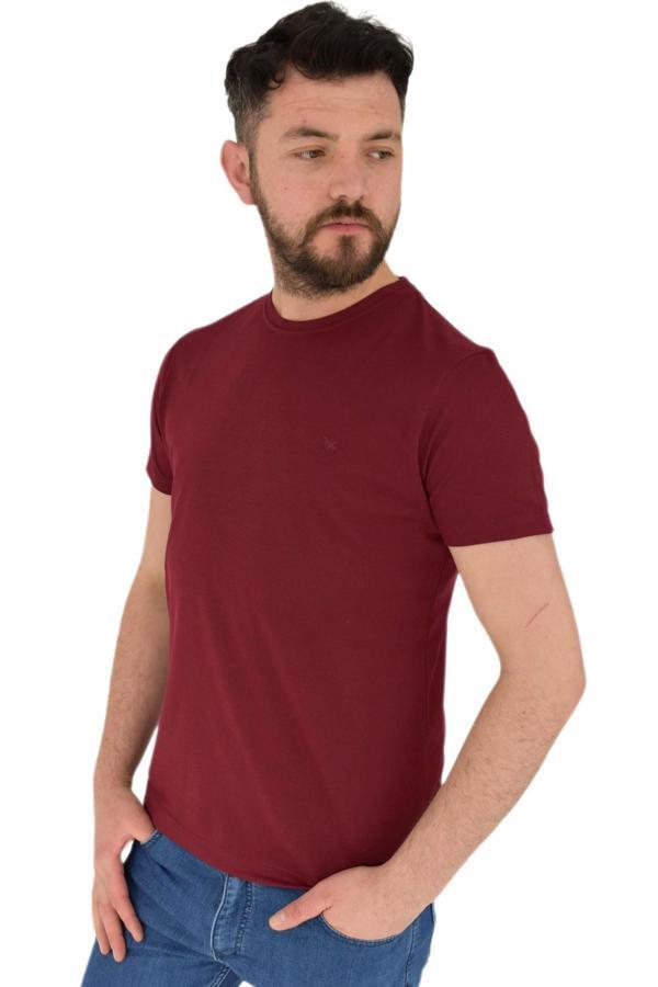 Erkek Büyük Beden Sıfır Yaka Tişört Ottoman BGL-ST01891 - Image 1