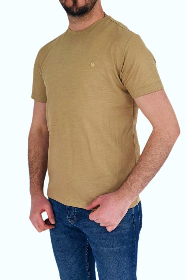 Erkek Büyük Beden Sıfır Yaka Tişört Ottoman BGL-ST01891 - Image 1