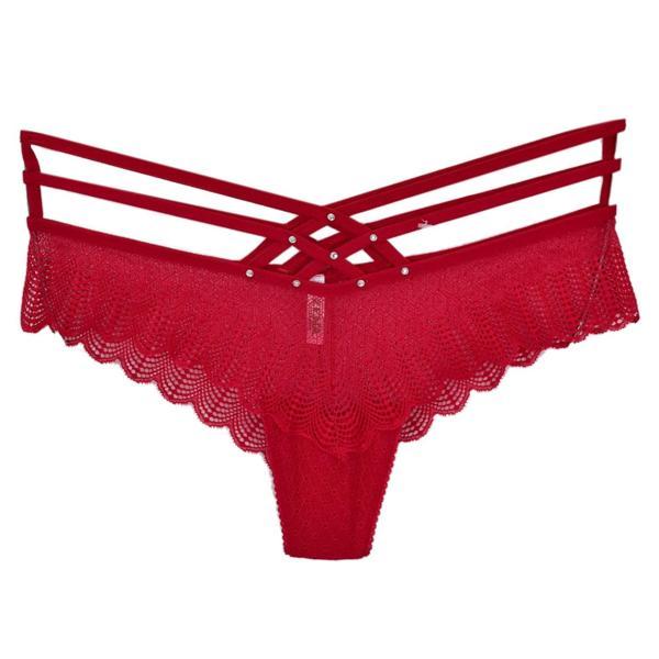 Kadın Ön Güpürlü İp Lastikli  Fantazi Külot 7007 BGL-ST04365 - Image 1