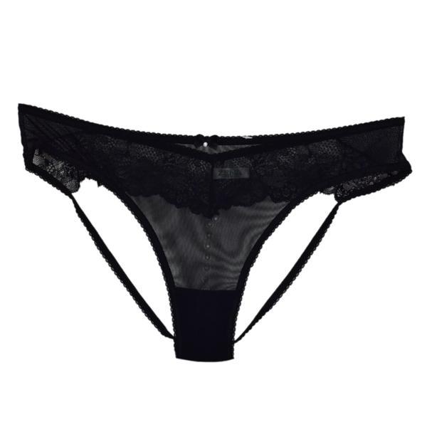 Kadın Ön Güpürlü Boncuklu Lastikli  Fantazi Külot 7023 BGL-ST04366 - Image 1