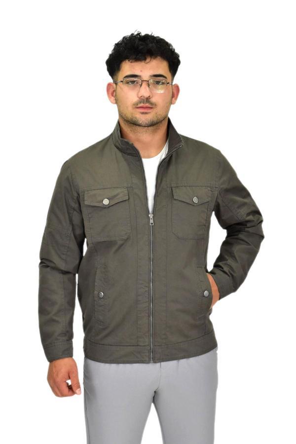 Erkek Mevsimlik Kanvas Spor Mont 8001 BGL-ST04369 - Image 1