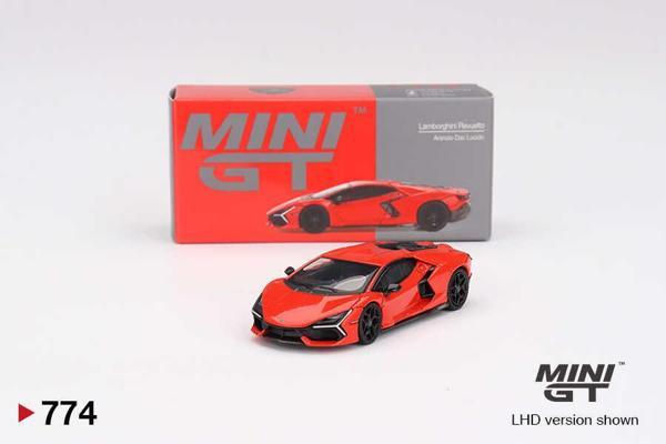 Mini GT 1/64 774 Lamborghini Revuelto Arancio Dac Lucido - Image 1