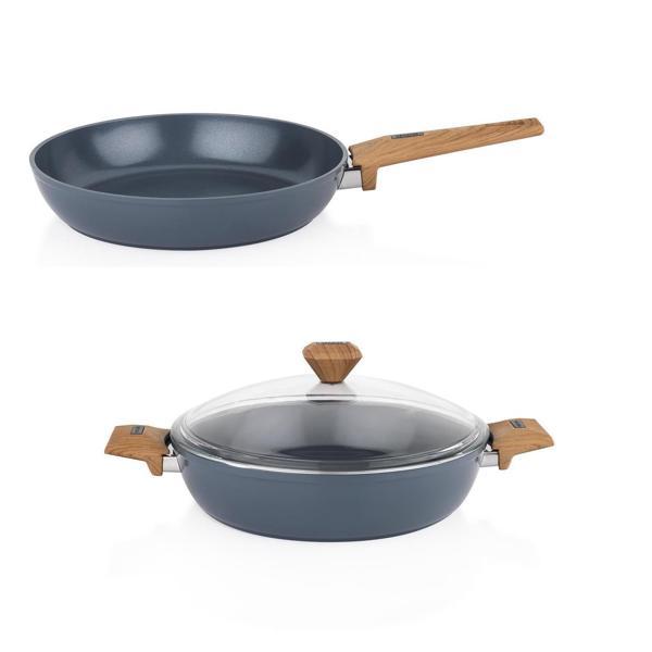 Seramik Tencere Tava Seti 24 CM Sc ha fer - Image 1