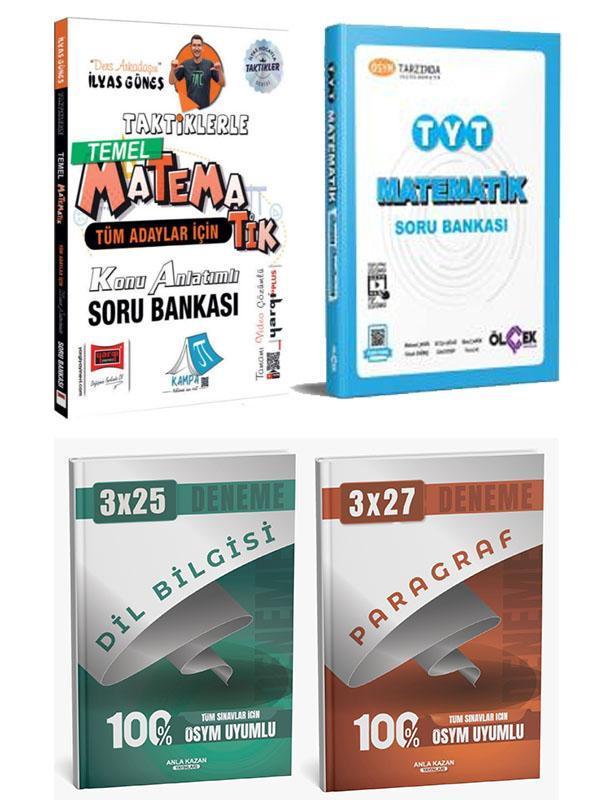 Yargı + Ölçek 2026 TYT Temel Matematik Soru Bankası ve Anla Kazan Deneme Seti 4 lü - Anla Kazan Yayınları - Image 1