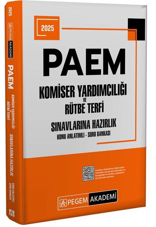 Pegem 2025 PAEM Komiser Yardımcılığı ve Rütbe Terfi Konu Anlatımlı Soru Bankası Pegem Akademi - Pegem Akademi Yayıncılık - Image 1