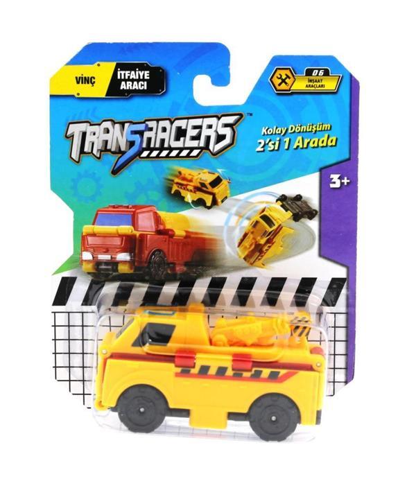 Transracers Dönüşen Araçlar Vinç / İtfaiye Aacı - Image 1