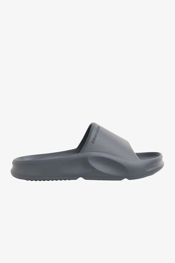 Jack&Jones Jfwstatus Erkek Gri Slider Terlik - 12251282-Asphalt - Image 1