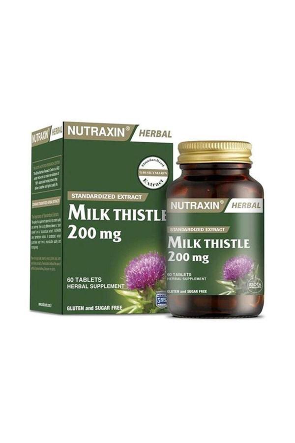Nutraxin Milk Thistle 200 Mg 60 Tablet - Image 1