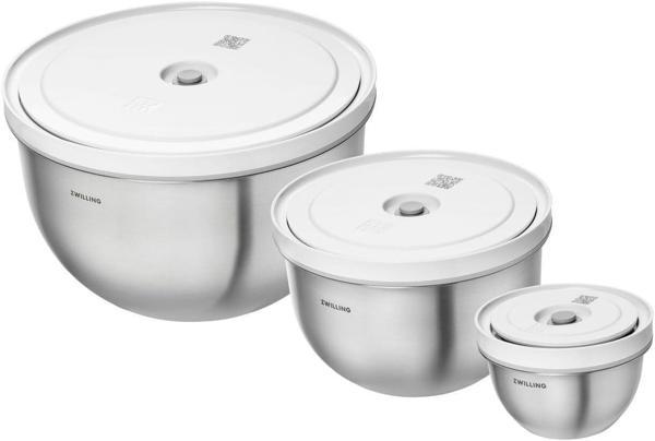 Zwilling Fresh & Save Vakumlu Saklama Kase Seti S/M/L Paslanmaz Çelik   - Image 1