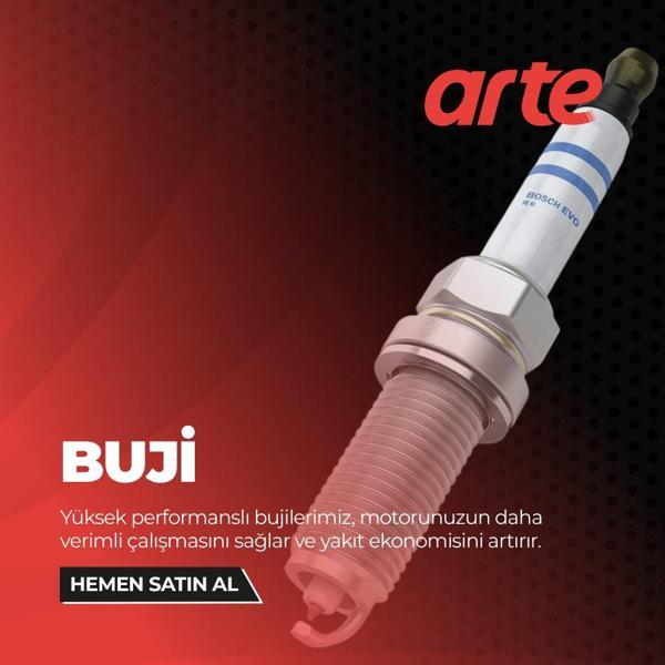 Bosch Platinyum İridyum EVO Buji | Renault Captur 1.2 TCe (2013-2020) Uyumlu | 4 Adet | - Image 1