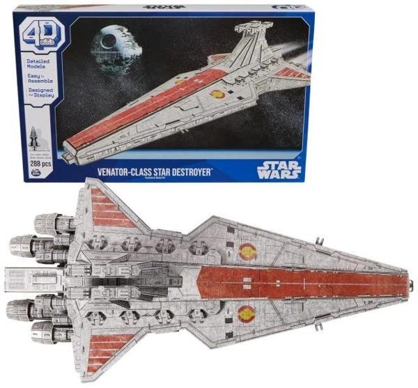 4D Build Star Wars Venator-Sınıfı Yıldız Destroyeri Kart Model Seti 288 Adet - Image 1