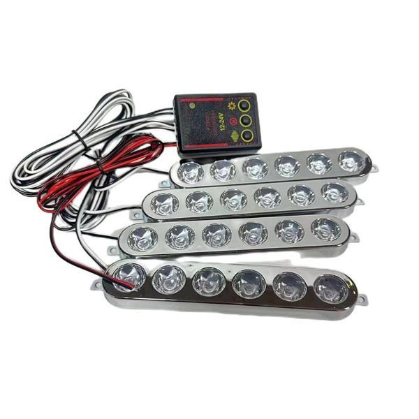 Çkr lamba 6x4 led sarı beyaz 12-24v / LAPA536-1 - Image 1