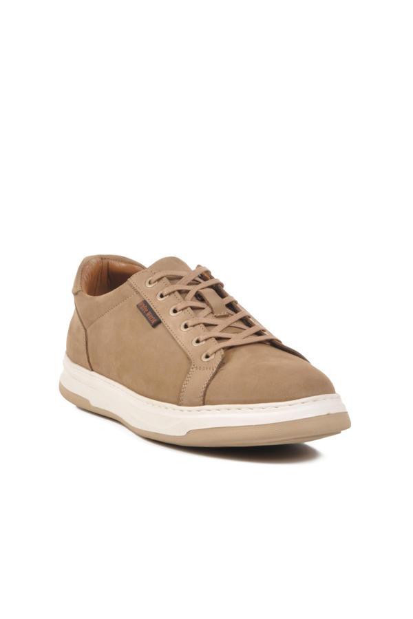 Kum Nubuk Hakiki Deri Erkek Sneaker 2516 M - Image 1