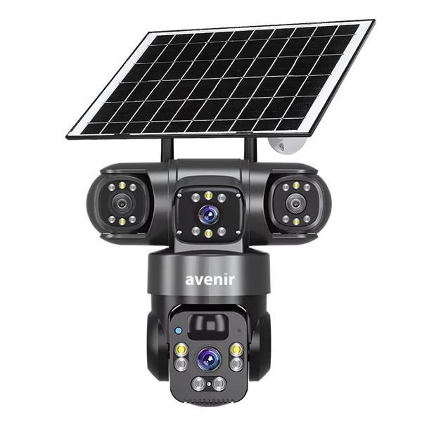 Avenir AV-S421 4MP 2 Kameralı Solar PTZ 4G Sim Kartlı Kamera - Image 1