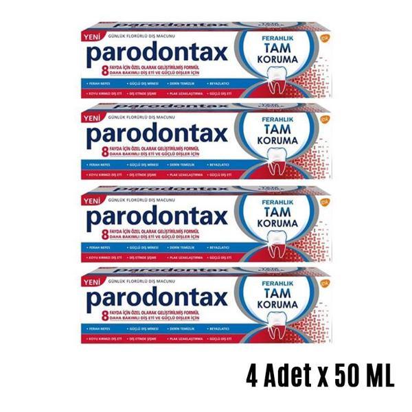 PARODONTAX FERAHLIK TAM KORUMA 50ML (80GR.)  x 4ADET - Image 1