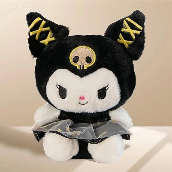 Sanrio Kuromi Siyah & Altın Serisi Peluş Oyuncak 25 cm - Image 1