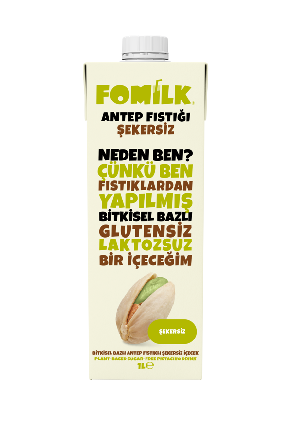 Fomilk Antep Fıstığı Şekersiz 1 L - Image 1
