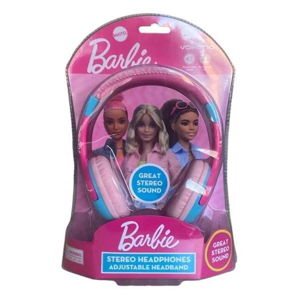 Volkano Disney Mattel Barbie Lisanslı Kulak Üstü Çocuk Kulaklığı, Pembe-MT-10901-BR-TY - Image 1