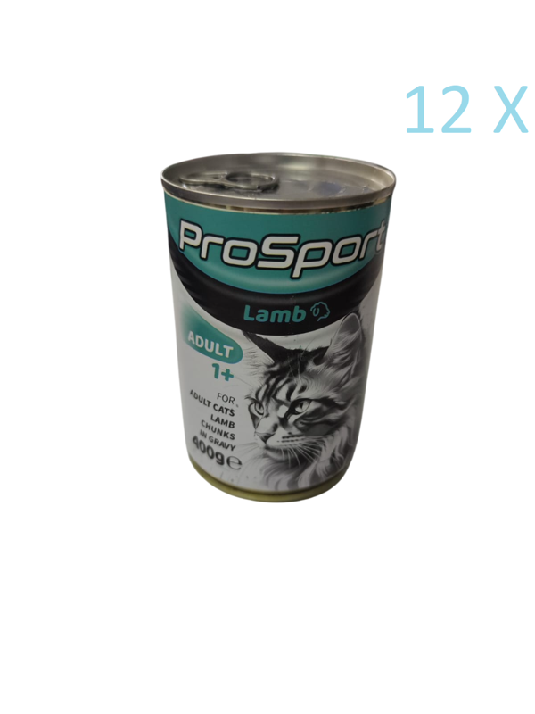 Prosport Kuzu Etli Kedi Konservesi 400 gr 12 Adet - Image 1