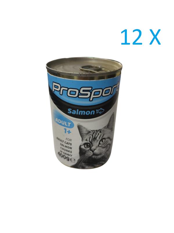 Prosport Somonlu Kedi Konservesi 400 gr 12 Adet - Image 1