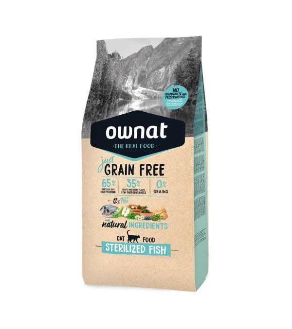 Ownat 1 kg Sterilised Somonlu Kedi Maması - Image 1