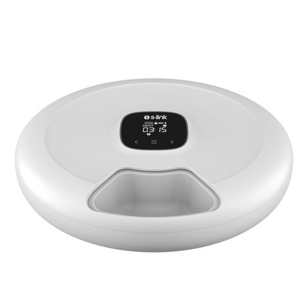 S-link SL-24 170ml Islak ve Kuru 6'sı 1 Arada Wifi Tuya Destekli Akıllı Kedi Köpek Besleyici Yem Kabı - Image 1