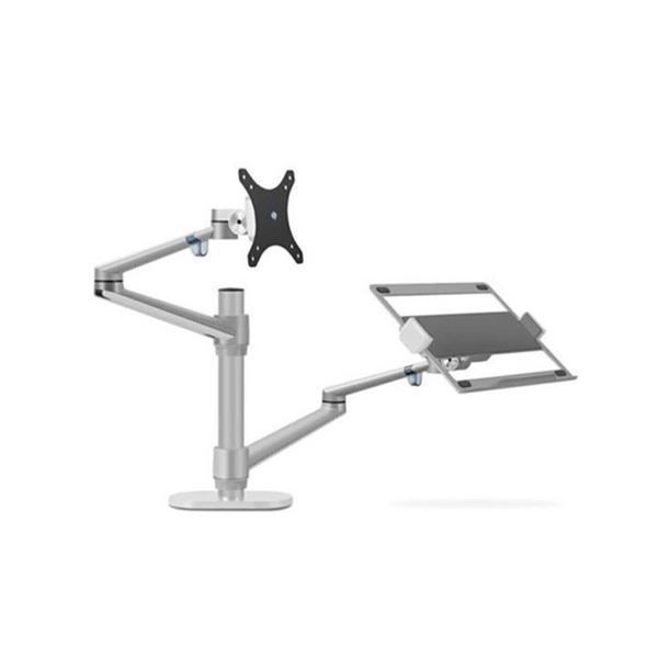 NPO STD7090S Notebook Stand ve Monitör Tutucu Çift Kol GRİ - Image 1