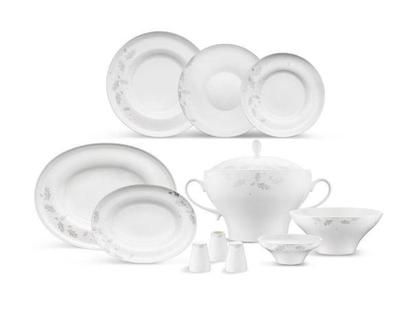 Jumbo Lace Leaf 62 Parça 12 Kişilik Yemek Takımı - Image 1