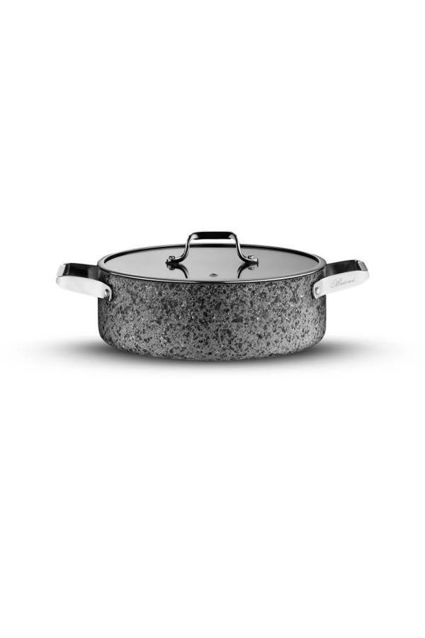 BRİONİ STONE-H ÇİZİLMEZ YANMAZ YAPIŞMAZ İNDÜKSİYONLU 32 CM BASIK TENCERE  - Image 1
