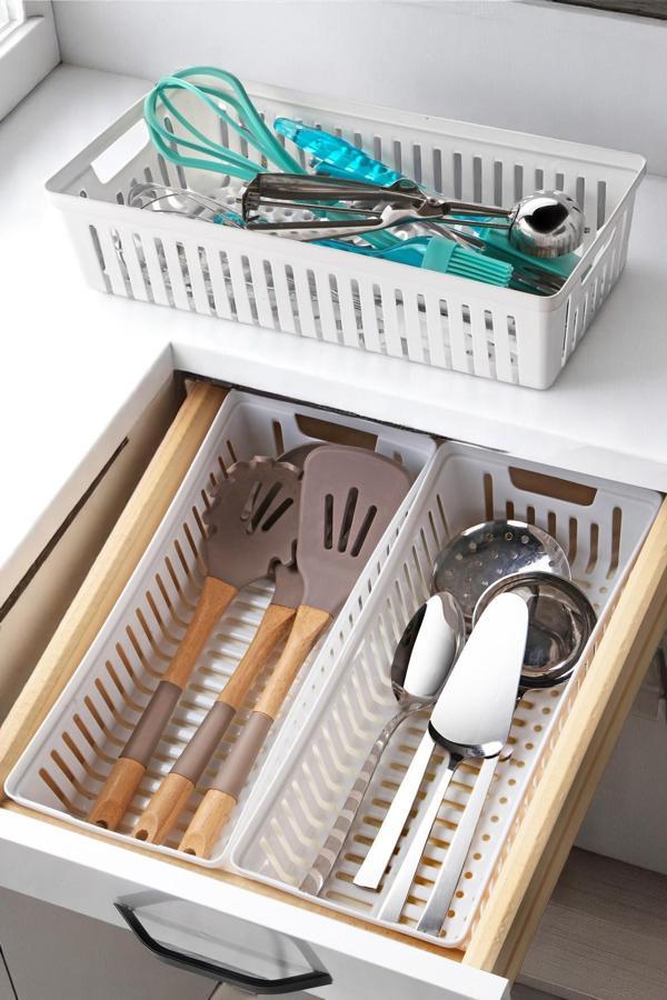 NY HOME 3 Adet Çekmece İçi Bıçaklık & Kaşıklık Organizer - Image 1