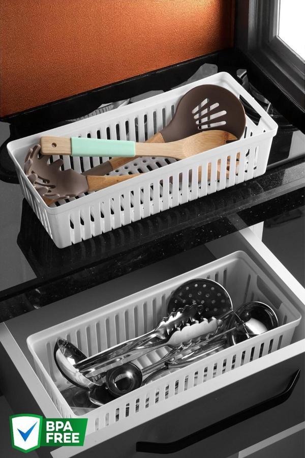 NY HOME 2 Adet Çekmece İçi Bıçaklık & Kaşıklık Organizer - Image 1