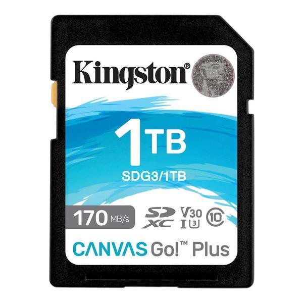 Kingston SDG3-1TB 1TB SDXC Canvas Go Plus 170R C10 UHS-I U3 V30 Hafıza Kartı - Image 1