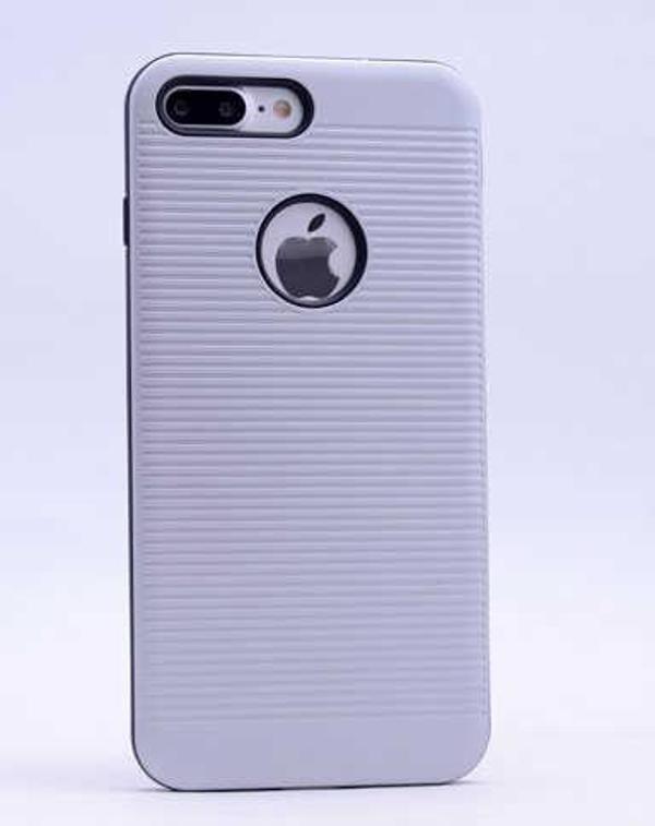 Apple iPhone 7 Plus Kılıf Zore Youyou Silikon Kapak - Gri - Image 1