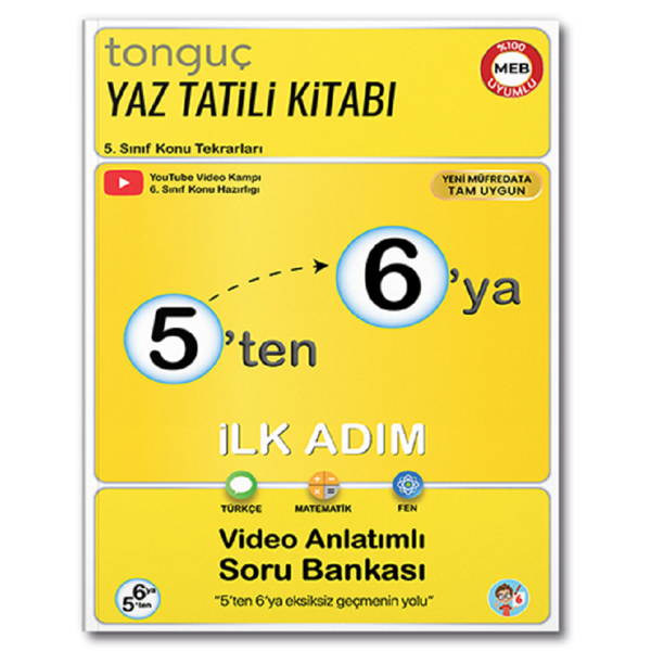 Tonguç Yayınları 5'ten 6'ya Hazırlık Kitabı - Tonguç Yayınları - Image 1