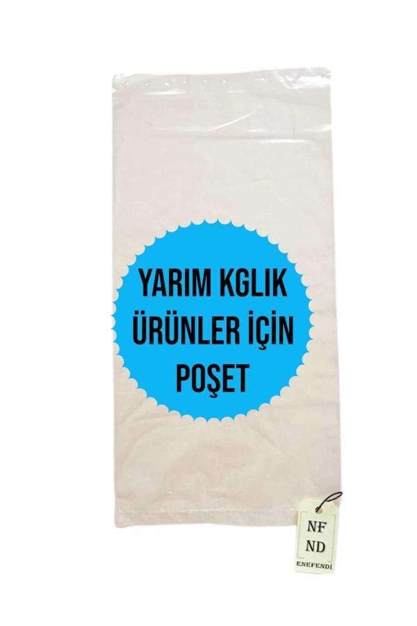 Enefendi 1 Kg Naylon Torba Poşet Alışveriş Sağlam Erzak Yarım Kg'Luk Şeffaf Bakkaliye Torbası 15X30Cm - Image 1